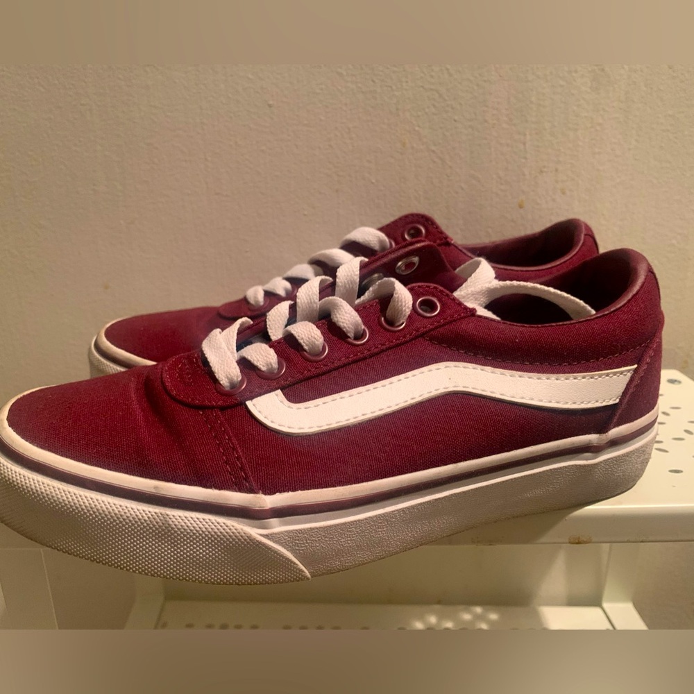 Maroon Vans